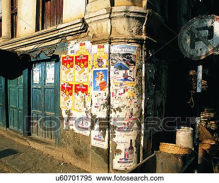 Stock Photography - Nepal, east, outdoors, building, structure, shadow. Fotosearch