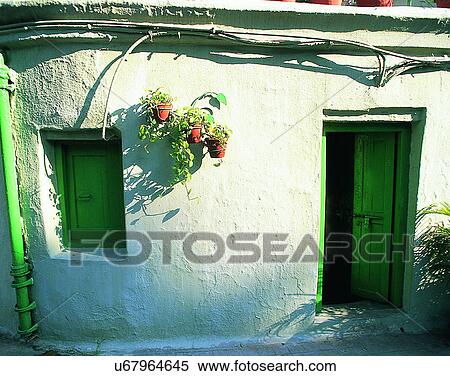 Stock Photography - Nepal, east, outdoors, door, lock, latch. Fotosearch