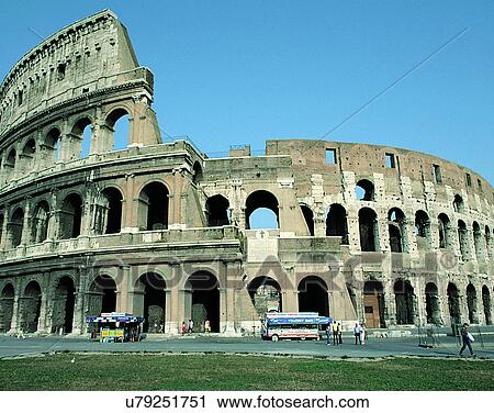 Stock Image - outdoors, Italy, Europe, city, buildings, architecture. Fotosearch