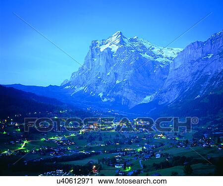 outdoors, night time, lights, sky, evening, mountain view View Large Photo Image Stock Image - outdoors, night time, lights, sky, evening, mountain view. Fotosearch