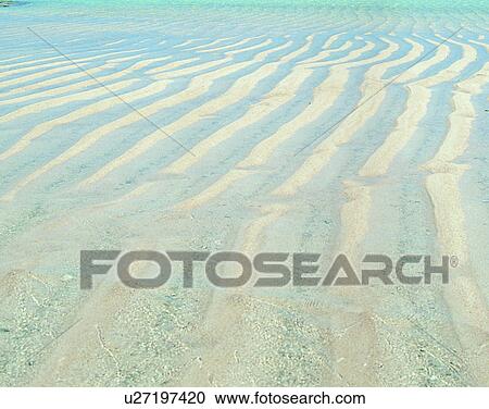 Stock Image - outdoors, sand, desert, dry, shadows, wavy. Fotosearch