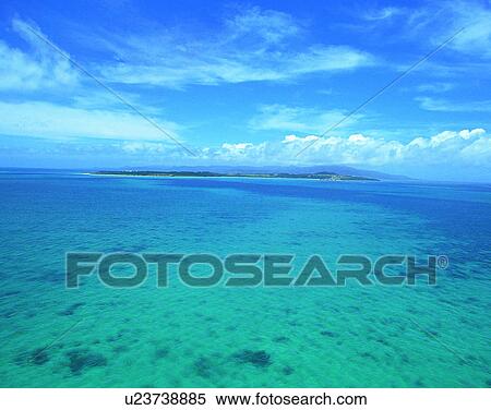 Stock Photography - outdoors, tropical, sky, water, sea, island. Fotosearch