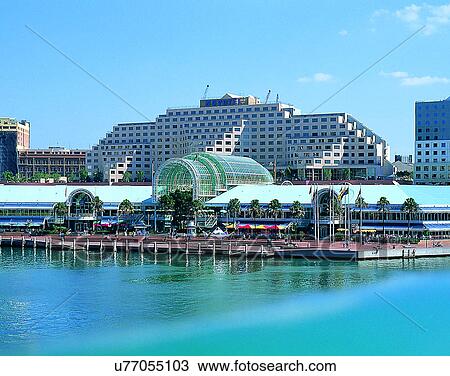 Stock Image - outdoors, water, resort, sky, Australia. Fotosearch