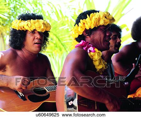 Pacific Ocean, islands, men, guitars, singing, music View Large Photo Image Stock Photography - Pacific Ocean, islands, men, guitars, singing, music. Fotosearch
