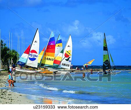 Stock Image - Pacific Ocean, islands, scenery, outdoors, sky, water. Fotosearch