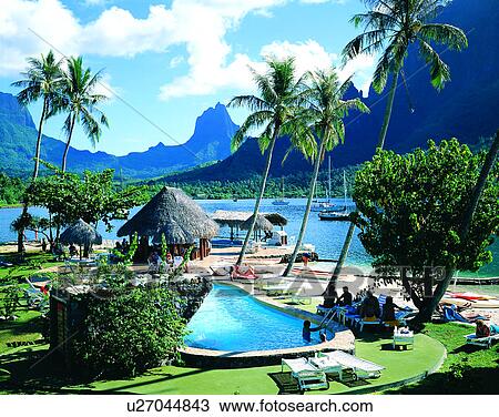 Pacific Ocean, islands, scenery, outdoors, sky, water View Large Photo Image Stock Image - Pacific Ocean, islands, scenery, outdoors, sky, water. Fotosearch