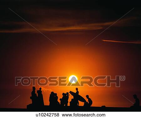 Stock Photo - Pacific Ocean, islands, scenery, outdoors, sky, water. Fotosearch