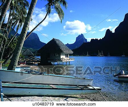 Pacific Ocean, islands, scenery, outdoors, sky, water View Large Photo Image Stock Photo - Pacific Ocean, islands, scenery, outdoors, sky, water. Fotosearch