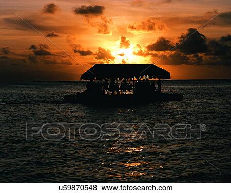 Pacific Ocean, islands, scenery, outdoors, sky, water View Large Photo Image Stock Photo - Pacific Ocean, islands, scenery, outdoors, sky, water. Fotosearch