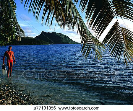 Pacific Ocean, islands, scenery, outdoors, sky, water View Large Photo Image Stock Photograph - Pacific Ocean, islands, scenery, outdoors, sky, water. Fotosearch
