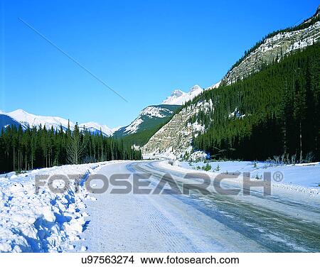 road, outdoor, mountains, landscape, sky, snow View Large Photo Image Picture - road, outdoor, mountains, landscape, sky, snow. Fotosearch