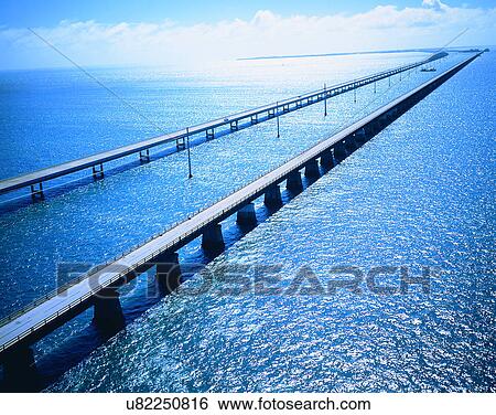 Stock Photograph - road, outdoor, sky, light, bridges, transportation. Fotosearch
