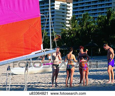 scenery, Australia, beach, people, children, adults View Large Photo Image Stock Image - scenery, Australia, beach, people, children, adults. Fotosearch