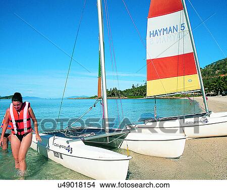 scenery, Australia, water, sky, beach, boats View Large Photo Image Picture - scenery, Australia, water, sky, beach, boats. Fotosearch
