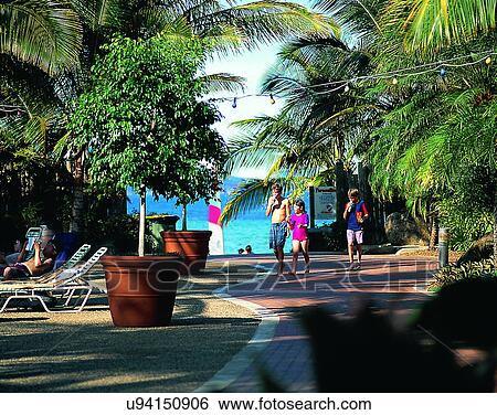 Stock Photograph - scenery, Australia, water, sky, park, people. Fotosearch