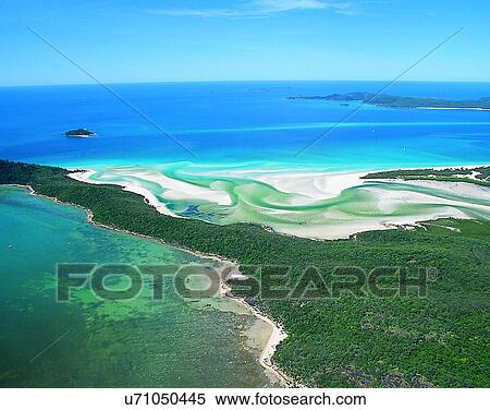 Stock Photography - scenery, Australia, water, sky, coastline, beach. Fotosearch