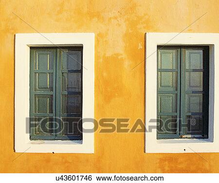 shadows, outdoors, shutters, windows, wall, Aegean sea View Large Photo Image Stock Photograph - shadows, outdoors, shutters, windows, wall, Aegean sea. Fotosearch