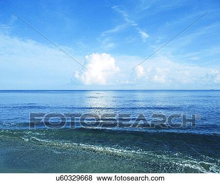 summer, outdoors, sky, clouds, water, waves View Large Photo Image Stock Photo - summer, outdoors, sky, clouds, water, waves. Fotosearch