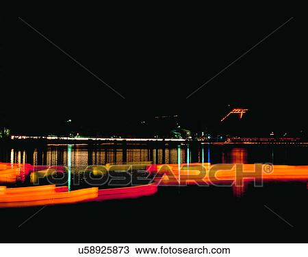 summer, outdoors, skyline, night, lights, blur View Large Photo Image Stock Image - summer, outdoors, skyline, night, lights, blur. Fotosearch