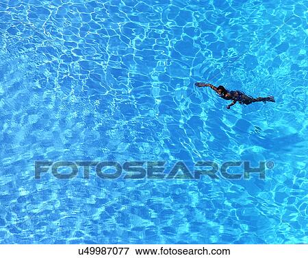 summer, outdoors, swimming, water, person, aerial view View Large Photo Image Stock Photo - summer, outdoors, swimming, water, person, aerial view. Fotosearch