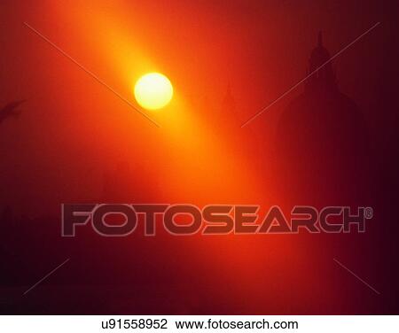 Stock Image - sun light, sun, sky, outdoors. Fotosearch