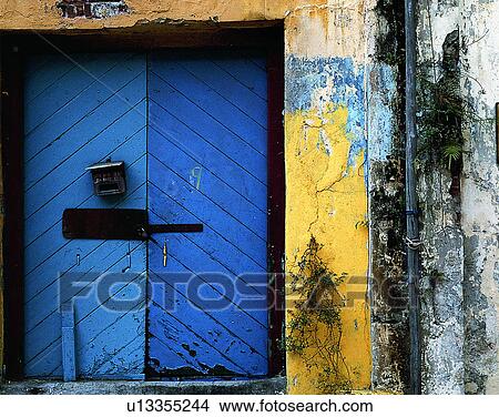 wall, close-up, concrete, paint, peeling, door View Large Photo Image Picture - wall, close-up, concrete, paint, peeling, door. Fotosearch