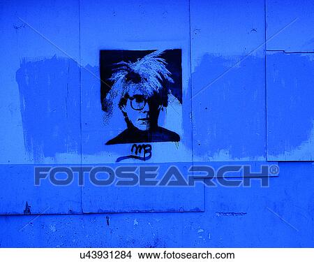 wall, close-up, graffitti, painting, gray, Warhol View Large Photo Image Picture - wall, close-up, graffitti, painting, gray, Warhol. Fotosearch