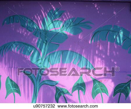 wall, close-up, painting, mural, trees, shadows View Large Photo Image Stock Image - wall, close-up, painting, mural, trees, shadows. Fotosearch