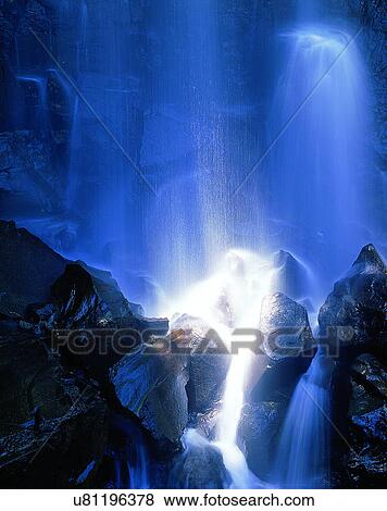 waterfall, nature, outdoors, rocks, light View Large Photo Image Stock Photo - waterfall, nature, outdoors, rocks, light. Fotosearch