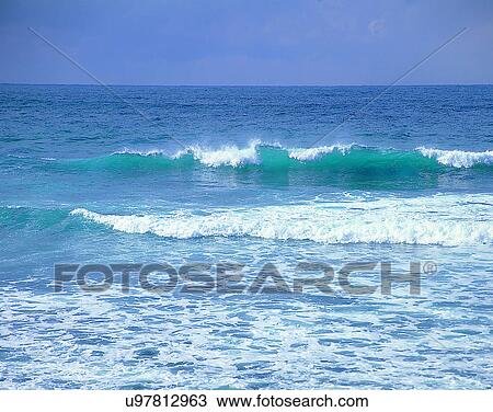 waves, water, outdoors, daylight, crest, horizon line View Large Photo Image Stock Image - waves, water, outdoors, daylight, crest, horizon line. Fotosearch