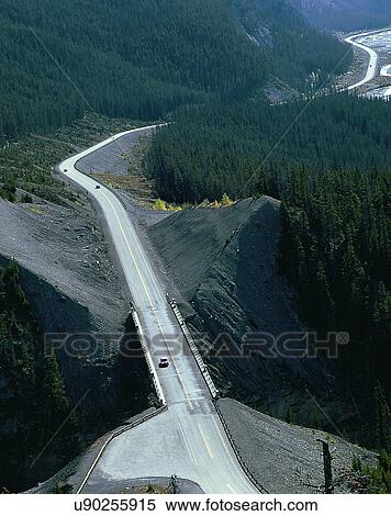 winding road, outdoor, mountains, trees, bridge View Large Photo Image Stock Photography - winding road, outdoor, mountains, trees, bridge. Fotosearch