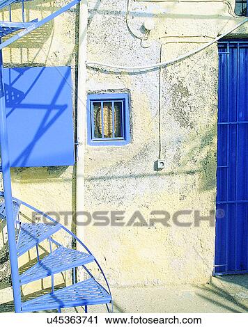 window, outdoors, stairwell, wall, building, Aegean sea View Large Photo Image Stock Image - window, outdoors, stairwell, wall, building, Aegean sea. Fotosearch