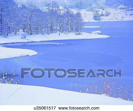 winter, nature, scenery, outdoors, snow, water View Large Photo Image Stock Photo - winter, nature, scenery, outdoors, snow, water. Fotosearch