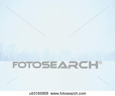 Stock Photo - winter, nature, scenery, outdoors, snow, blurry. Fotosearch