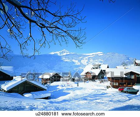 winter, snow, outdoors, sky, buildings, mountains View Large Photo Image Stock Image - winter, snow, outdoors, sky, buildings, mountains. Fotosearch