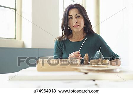 Architect with model View Large Photo Image Stock Photo - Architect with model. Fotosearch