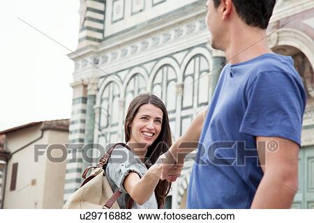 Couple outside Santa Maria Novella church, Florence, Tuscany, Italy View Large Photo Image Stock Image - Couple outside Santa Maria Novella church, Florence, Tuscany, Italy. Fotosearch