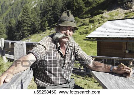 Farmer posing for camera View Large Photo Image Stock Image - Farmer posing for camera. Fotosearch