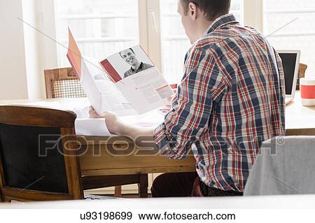 Man reading View Large Photo Image Stock Photo - Man reading. Fotosearch