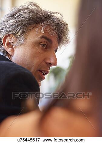Mature businessman with grey hair, looking away View Large Photo Image Stock Photo - Mature businessman with grey hair, looking away. Fotosearch