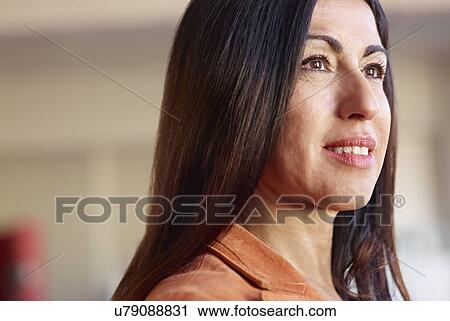 Stock Image - Portrait of mature businesswoman. Fotosearch