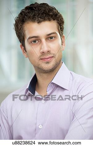 Picture - Portrait of young man. Fotosearch
