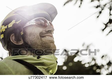 Profile of cyclist View Large Photo Image Stock Photo - Profile of cyclist. Fotosearch