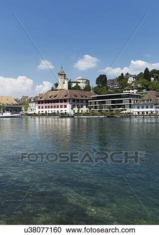 River Rhine and Schaffausen, Canton Schaffaus, Switzerland View Large Photo Image Stock Image - River Rhine and Schaffausen, Canton Schaffaus, Switzerland. Fotosearch
