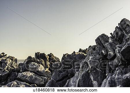 Stock Photo - Rock formation in Samos, Greece. Fotosearch