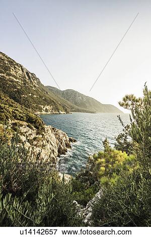 Stock Photo - Seitani Bay, Samos, Greece. Fotosearch