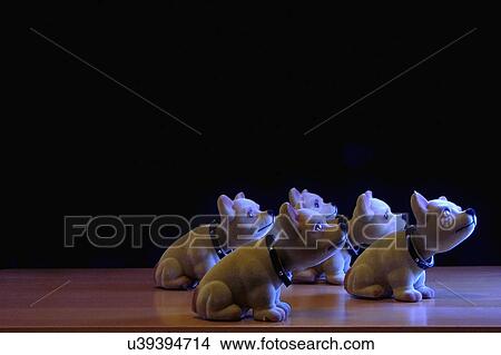 Still life with five toy dogs View Large Photo Image Picture - Still life with five toy dogs. Fotosearch