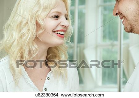 Young couple face to face View Large Photo Image Picture - Young couple face to face. Fotosearch