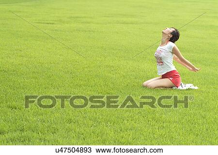 Beach, Exercising, Yoga, Body Care, Body Conscious, Fitness, Asian Ethnicity View Large Photo Image Stock Image - Beach, Exercising, Yoga, Body Care, Body Conscious, Fitness, Asian Ethnicity. Fotosearch