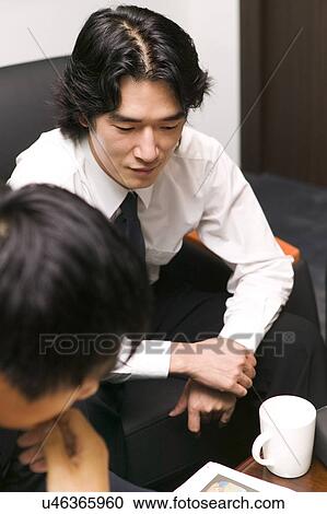 Stock Image - Business, Occupation, Profession, Urban, Lifestyles, Day, Office. Fotosearch